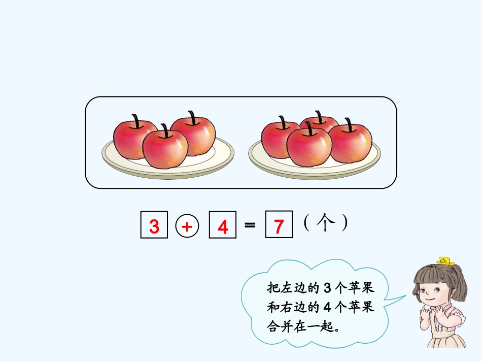 小学数学人教2011课标版一年级6到10的认识--解决问题_第3页