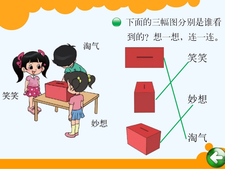 小学数学北师大2011课标版三年级观察物体--看一看-------课件_第2页