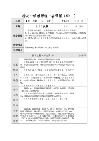备课.2.2数轴