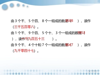 【素材】《10000以内数的认识》练一练3(人教)