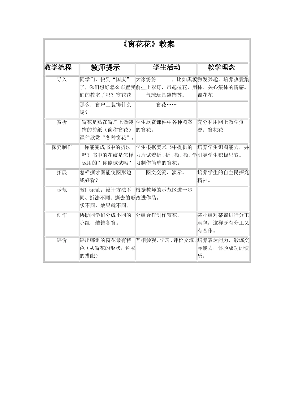 《窗花花》教案1_第1页