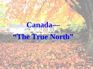 Canada(2017年5月5日公开课)
