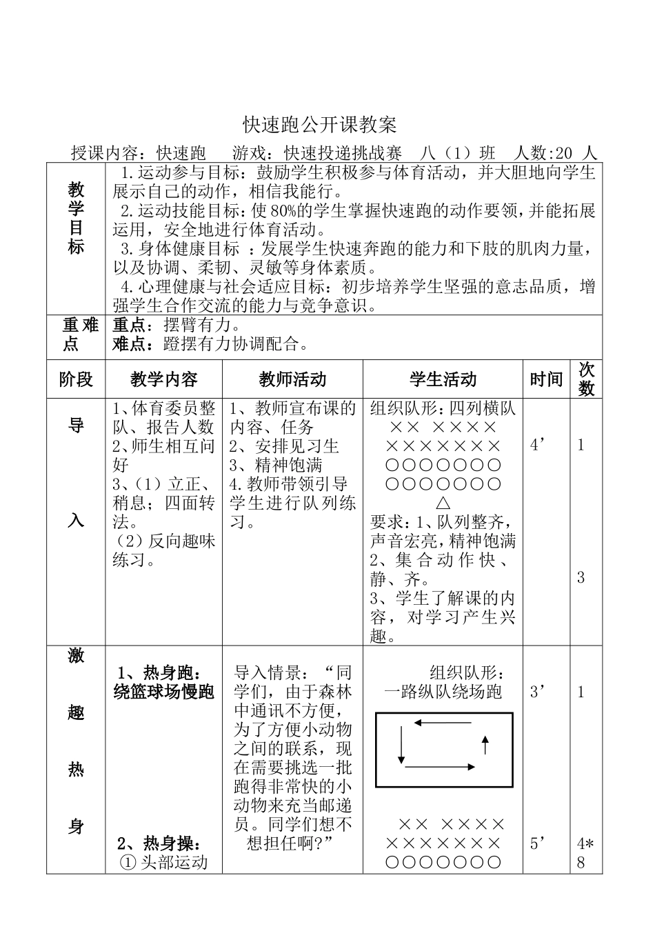 快速跑公开课教案2_第2页