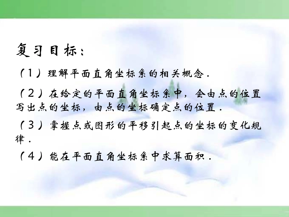 七下-第七章平面直角坐标系知识体系_第2页