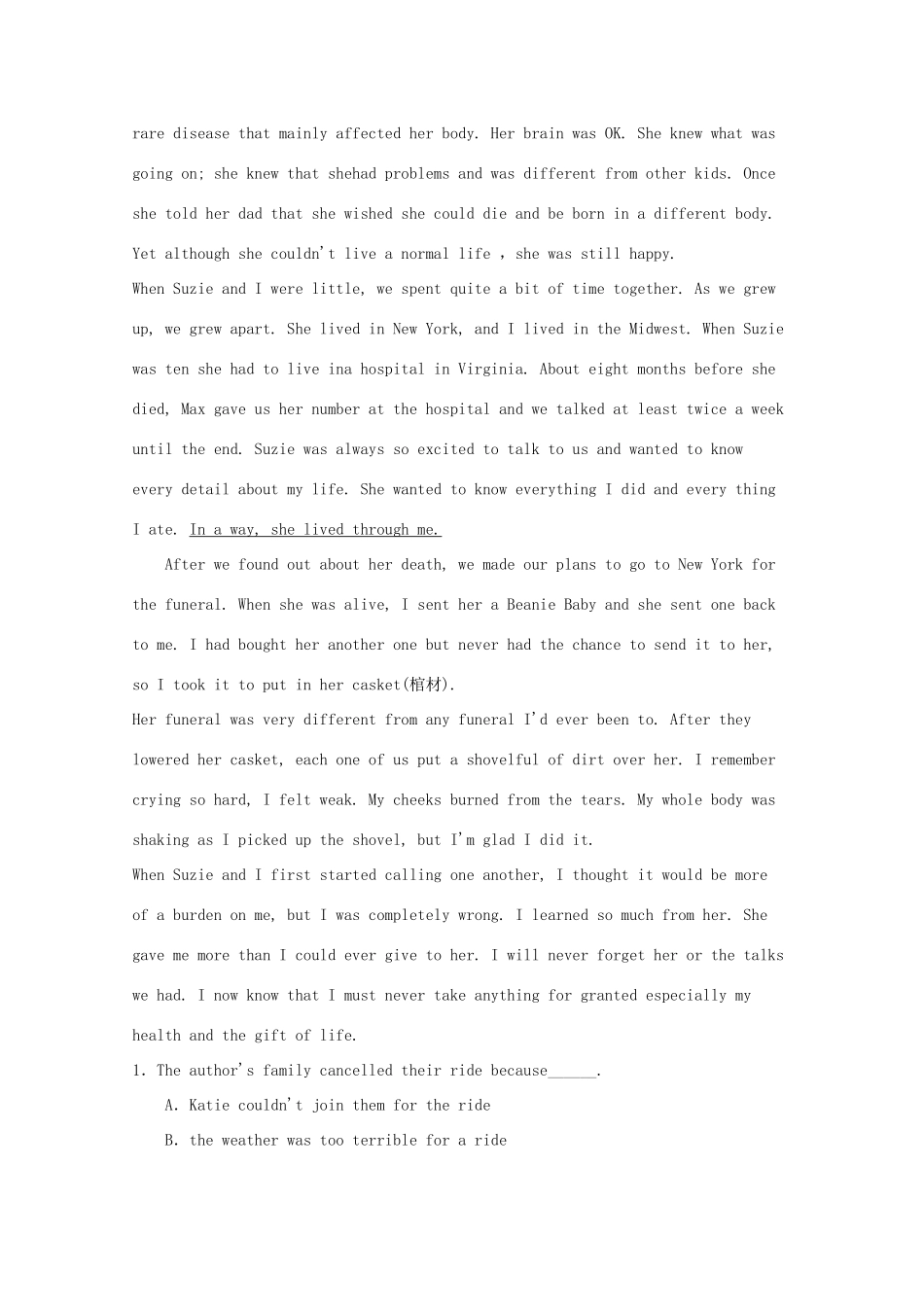 四川省成都市高考英语二轮复习 阅读理解提升选练80集之(12)试卷_第3页