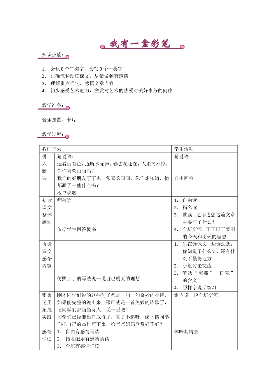 我有一盒彩笔_第1页