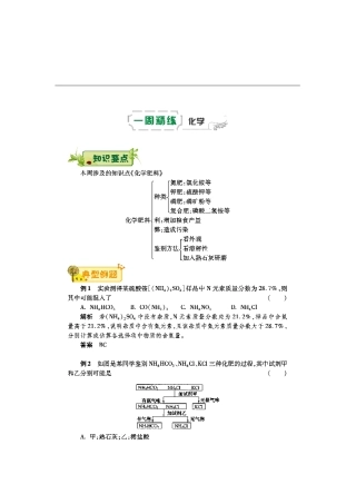 九年级化学下学期第十五周(化学肥料)辅导总结(pdf) 新人教版试卷