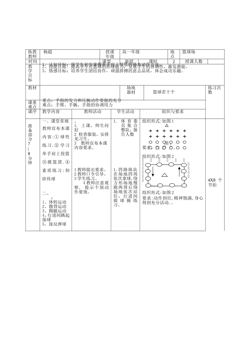 篮球原地单手肩上投篮教案-副本_第2页