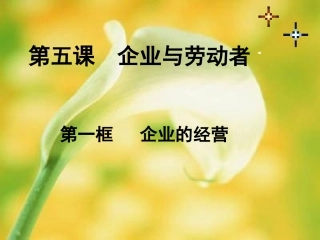 第三课产业发展与劳动就业