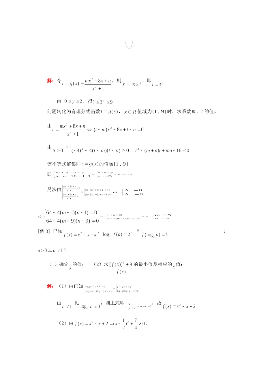 对数函数综合 人教版试卷_第2页