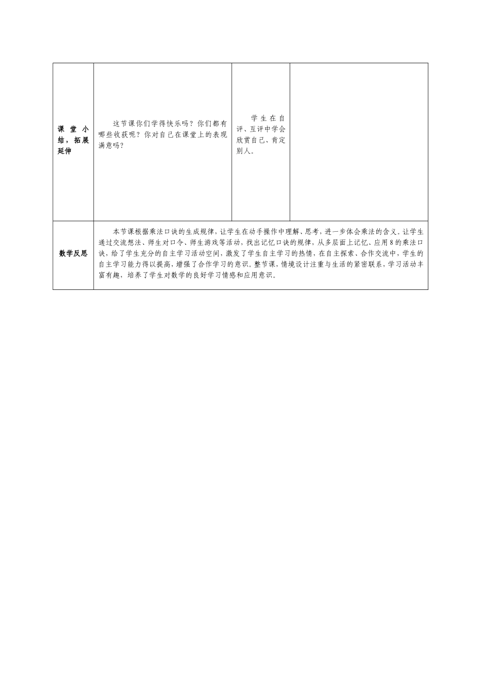 8的乘法口诀练习课(王旭彬)_第3页
