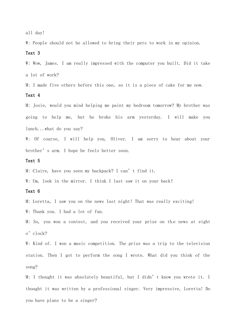 山东省济南市章丘区高二英语下学期期中(复学)试卷答案 山东省济南市章丘区高二英语下学期期中(复学)试卷(PDF) 山东省济南市章丘区高二英语下学期期中(复学)试卷(PDF)_第3页