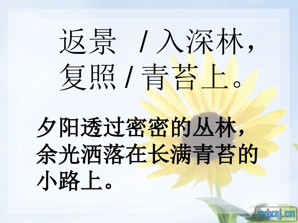 第七版块--《鹿柴》_第3页