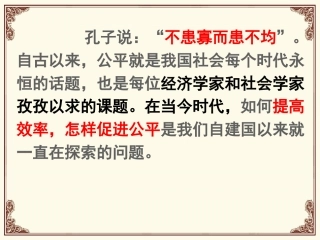 综合探究-提高效率-促进公平