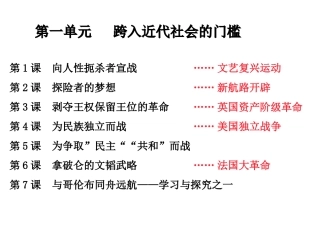 北师大版九上第一单元第1课向人性扼杀者宣战(共24张PPT)