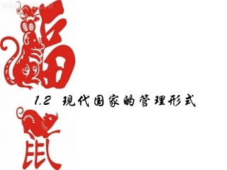 2-现代国家的管理形式