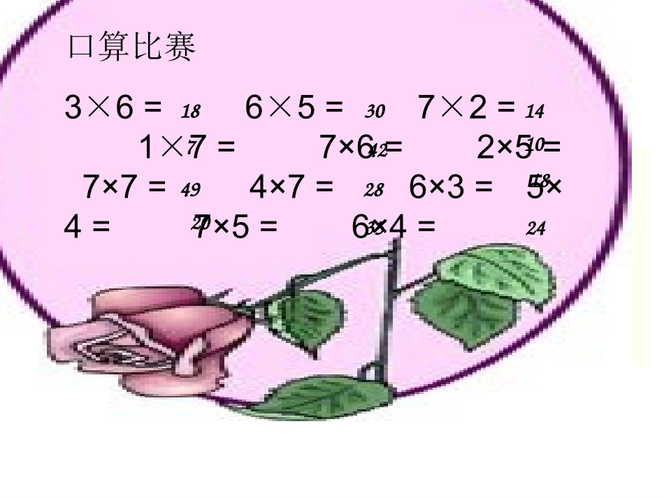 小学数学人教2011课标版二年级表内乘法（二）8的乘法口诀_第2页