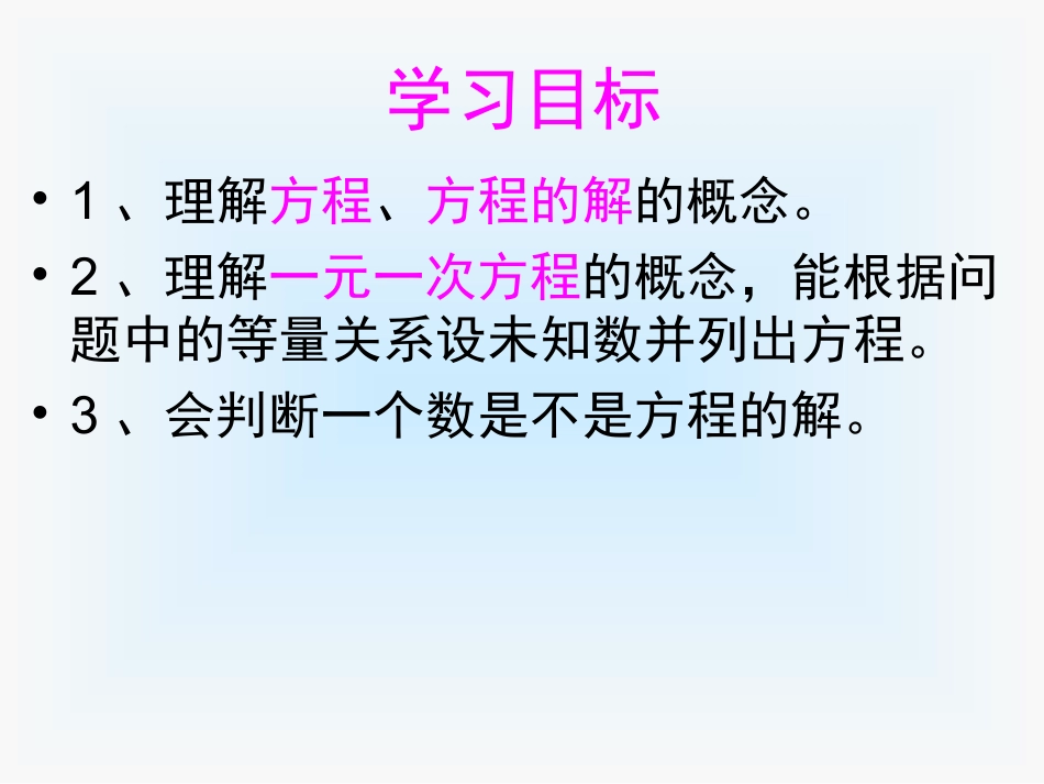 3.1.1--一元一次方程课件_第2页