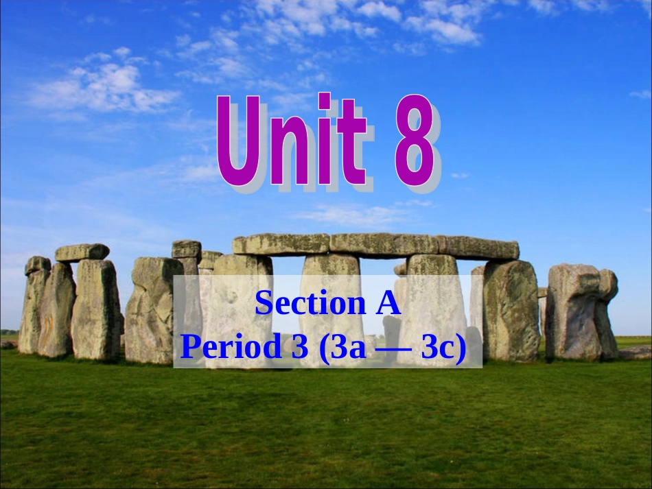 Section A(3a-3c课件_第1页
