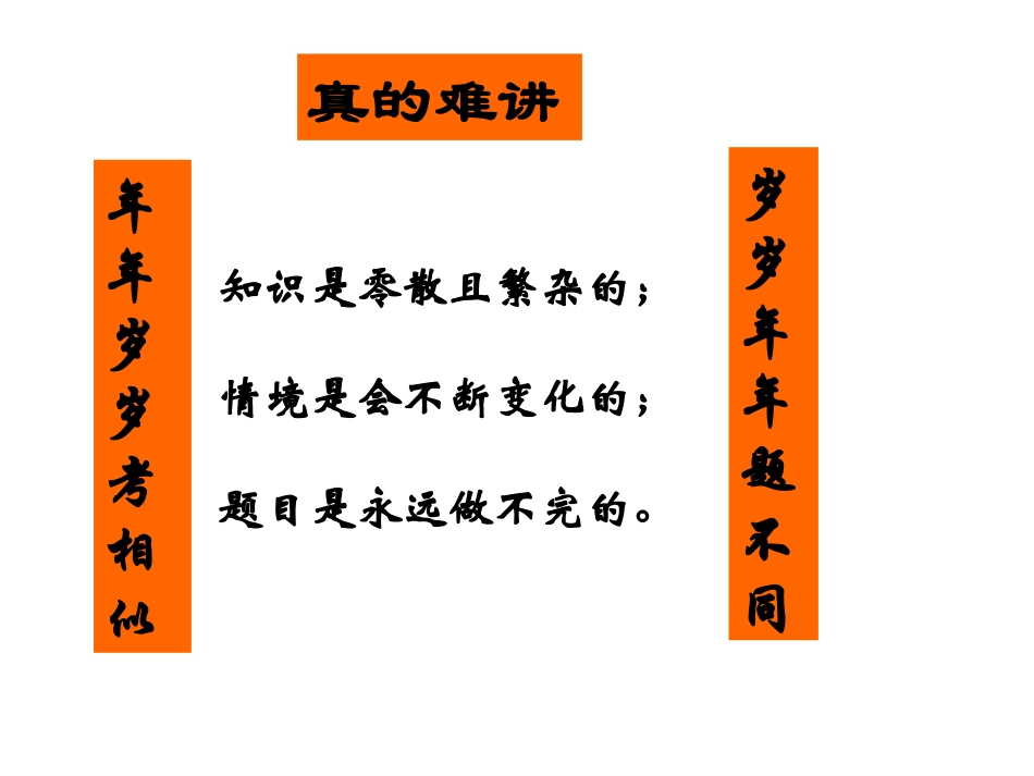 选修题抉择要领和备考指导_第2页