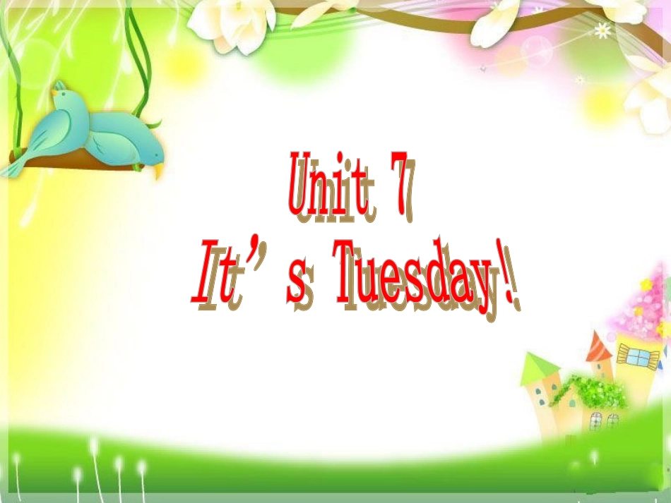 Unit7-It's-Tuesday_第1页