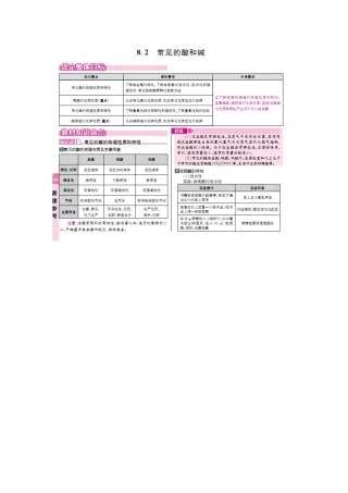 8.2-常见的酸和碱知识点及典型例题解析
