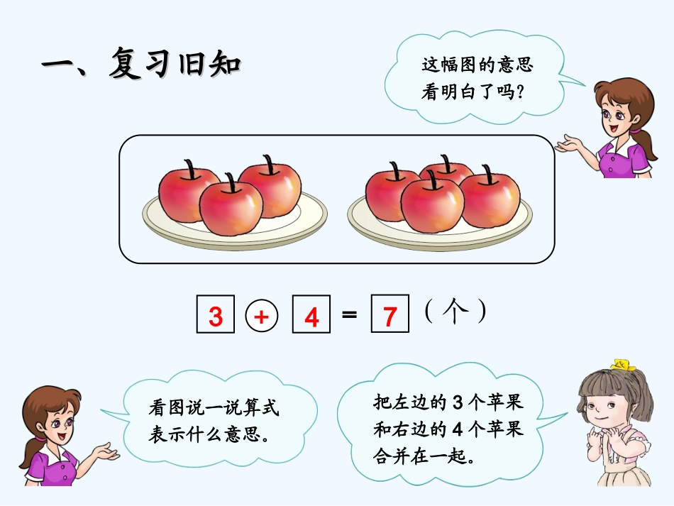 小学数学人教2011课标版一年级6和7解决问题-(3)_第3页