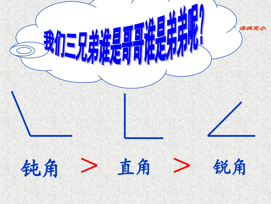 人教版二年级下数学--锐角和钝角课件_第3页