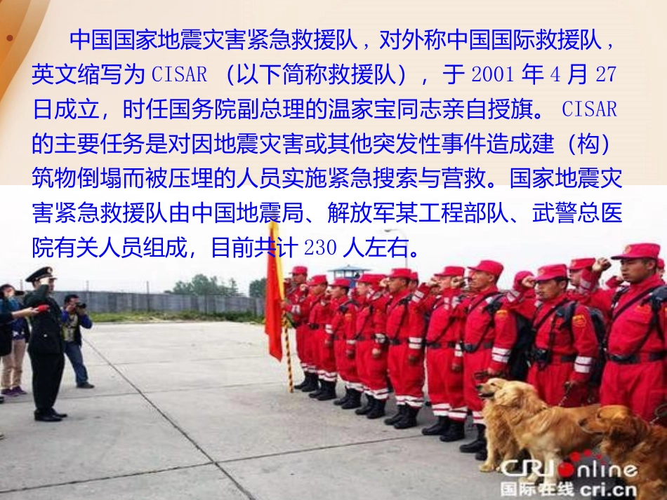 2015春鲁教版语文三下《中国国际救援队-真棒!》ppt课件1_第2页