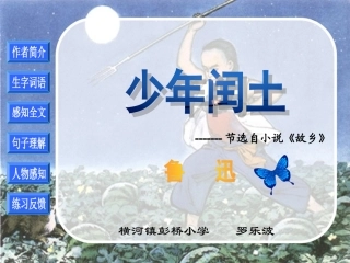 17课《少年闰土》