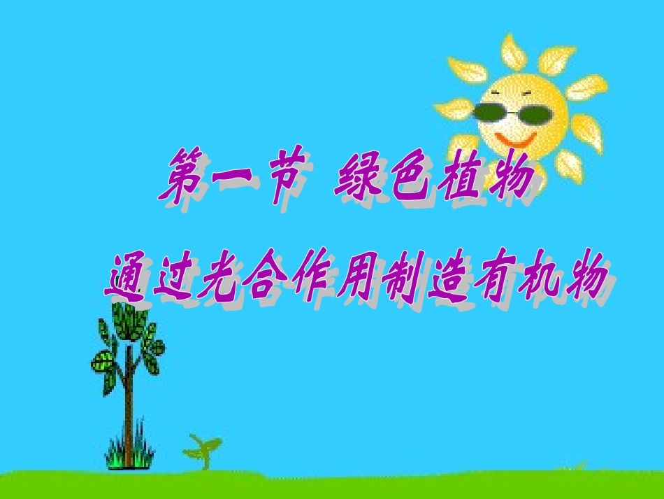 绿色植物通过光合作用制造有机物课件_第2页
