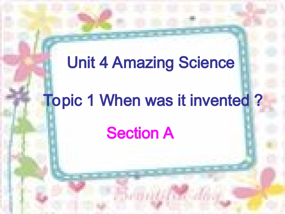 Unit4Topic1SectionA1_第1页