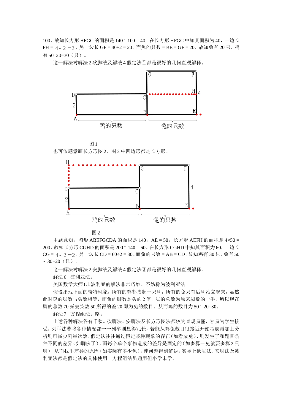 “鸡兔同笼”问题探讨(张冬梅)_第2页