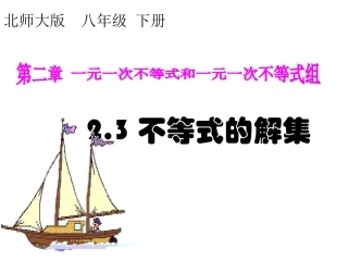 不等式的解集.3不等式的解集(课件)