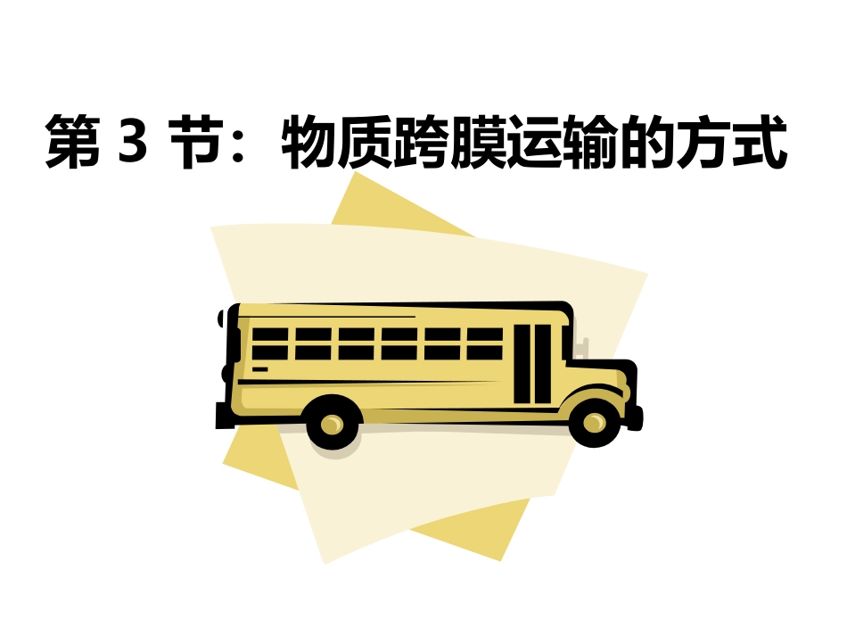 三物质进出细胞的方式_第1页