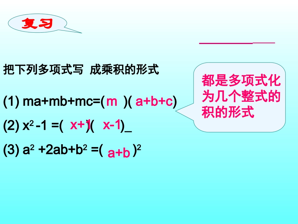 因式分解—提公因式法_第2页