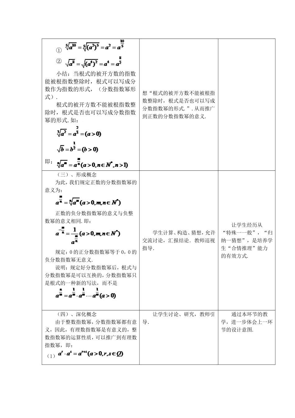 高中数学人教版一年级必修1-指数与指数函数单元整体设计_第3页