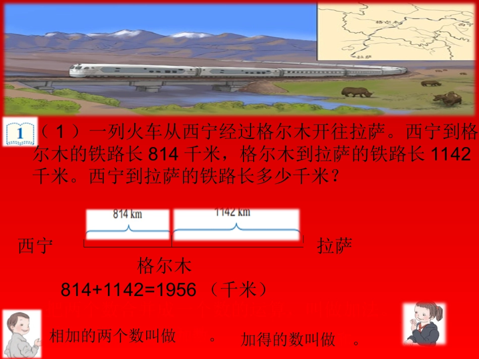 小学数学2011版本小学四年级加、减法的定义及各部分间的关系_第2页