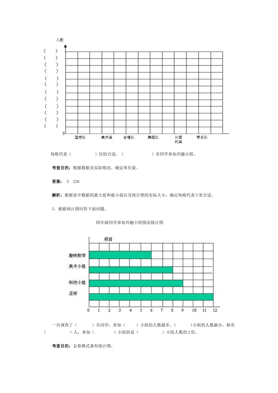 小学人教四年级数学条形统计图_第3页