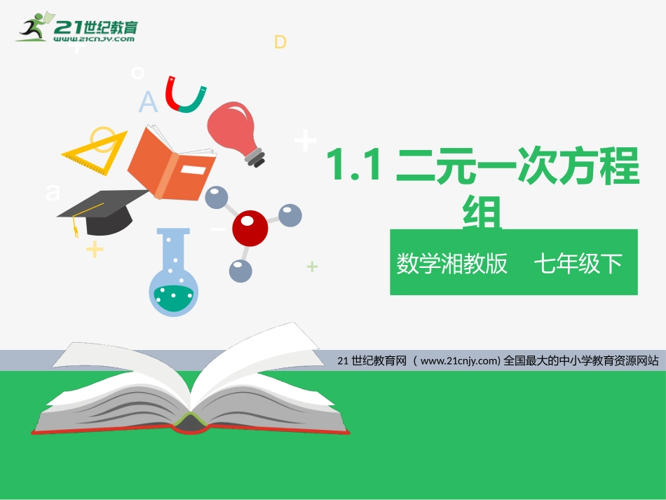 1.1建立二元一次方程组_第1页