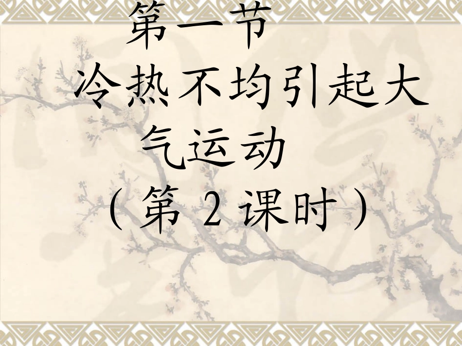 2.1-冷热不均引起大气运动-第2课时-ppt课件--高中地理-新人教版-必修1_第1页
