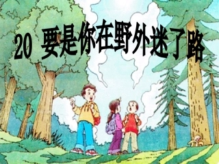 20、要是你在野外迷了路-(1)