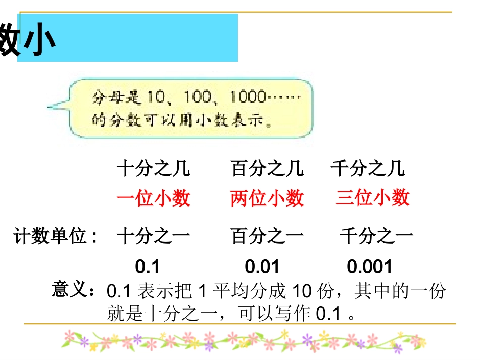 小学数学2011版本小学四年级小数的意义与性质_第3页