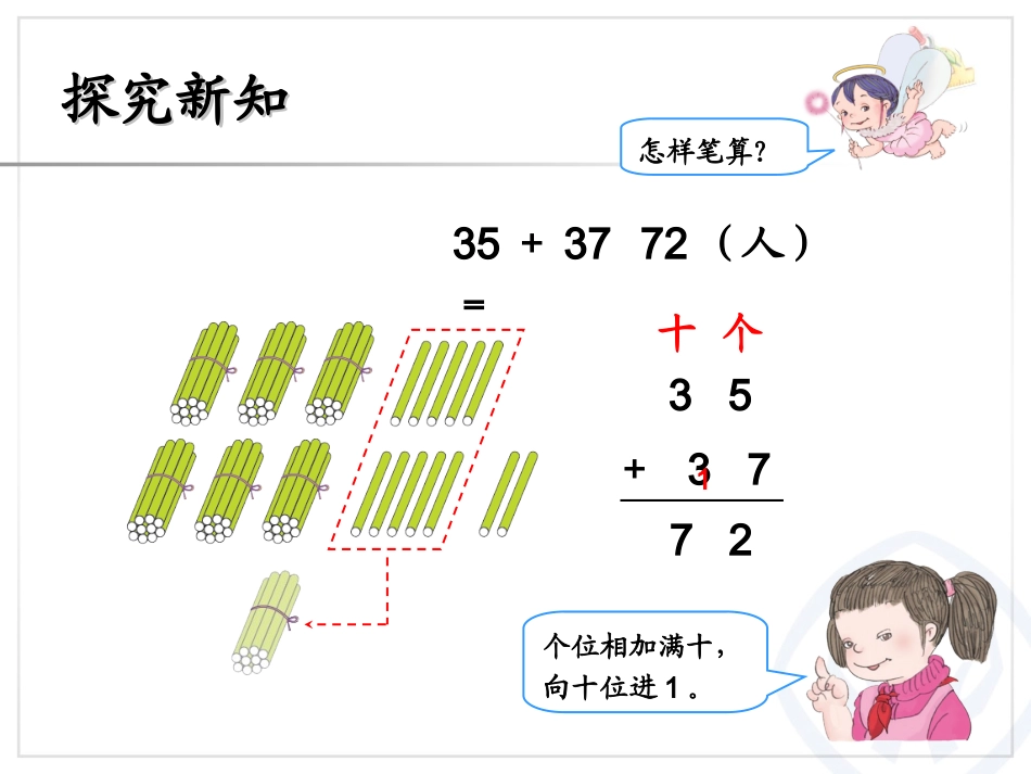 小学数学人教2011课标版二年级进位加法PPT_第3页