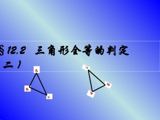 122三角形全等的判定SAS课件