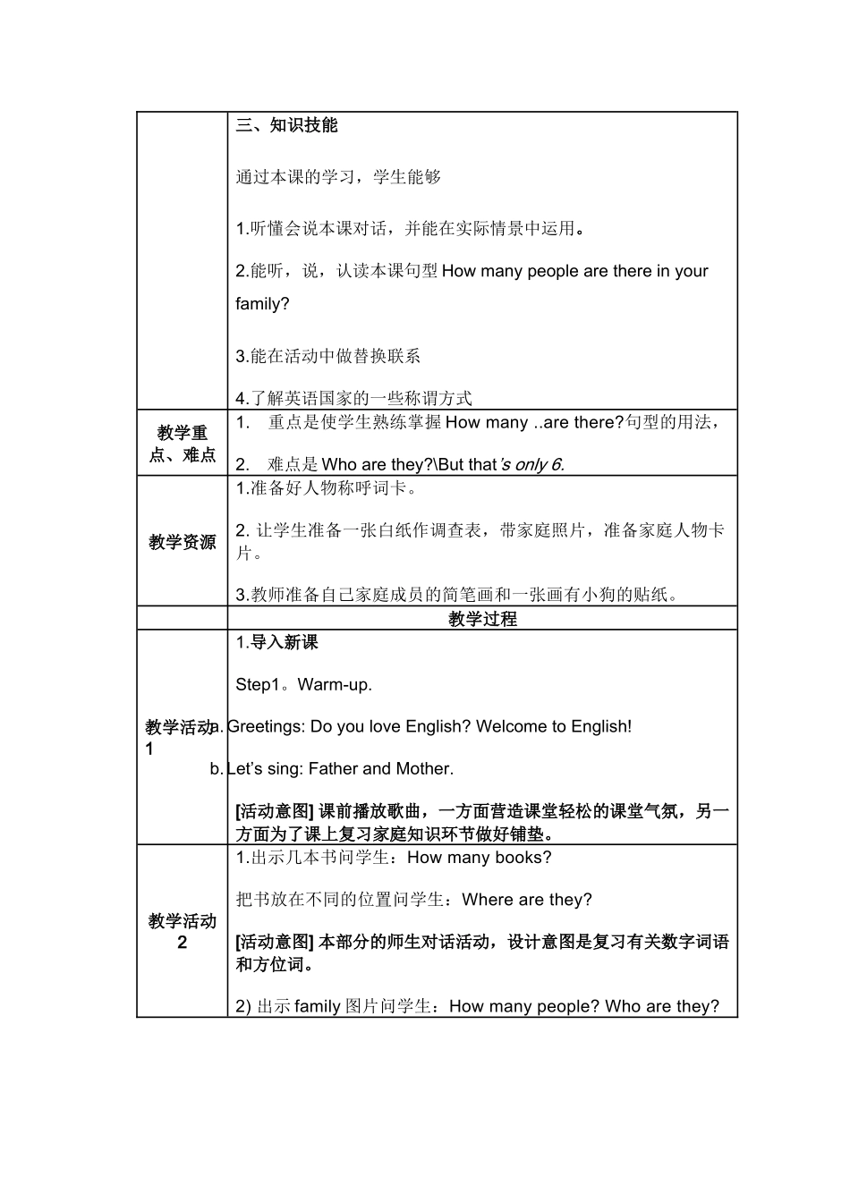 《Meet my family》教学设计_第2页