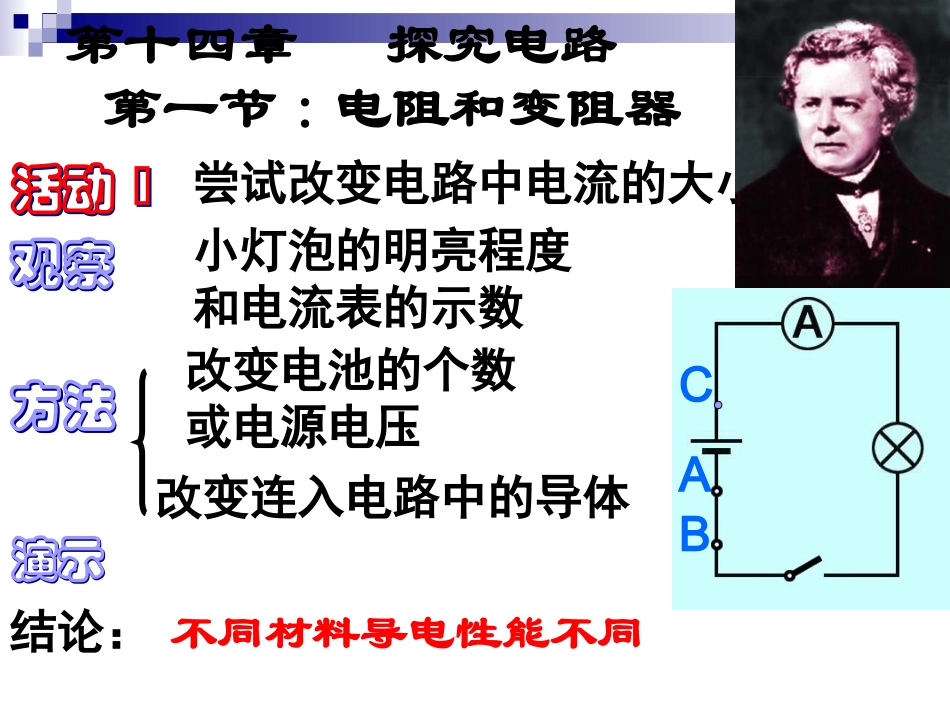 141电阻和变阻器_第1页