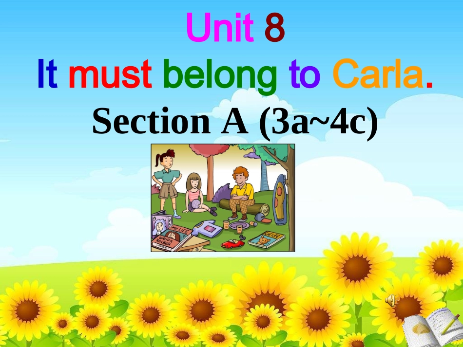 unit8SectionA(3a-4c)_第1页