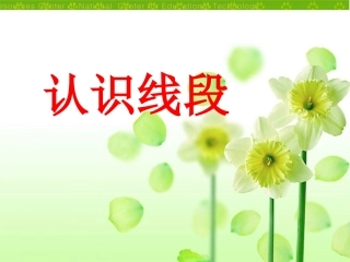 小学数学人教2011课标版二年级认识线段1