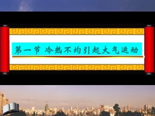 [精品课件]第二章第一节--冷热不均引起大气运动
